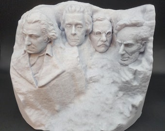 Mount Rushmore Statue | Presidents | History | America | Bust | Marble | Detailed | Keepsake | Office | Desk | Presidents day | Teacher
