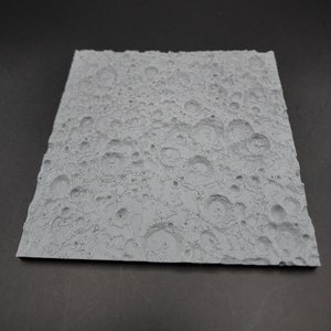 Mond Topographisches Modell NAH und FAR Seiten | Mond | Nasa | Raumfahrt | 3D Gedruckt | Landkarte | Sonnenfinsternis | Krater | Topographie | Replik