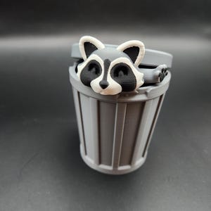 Süßer Glieder Waschbär | Flexibel | Haustier | 3D Gedruckt | Müll Panda | Kinder | Geschenk | Tiere | Tierchen | Klein | Fidget | Schreibtisch Spielzeug | | Schätzchen