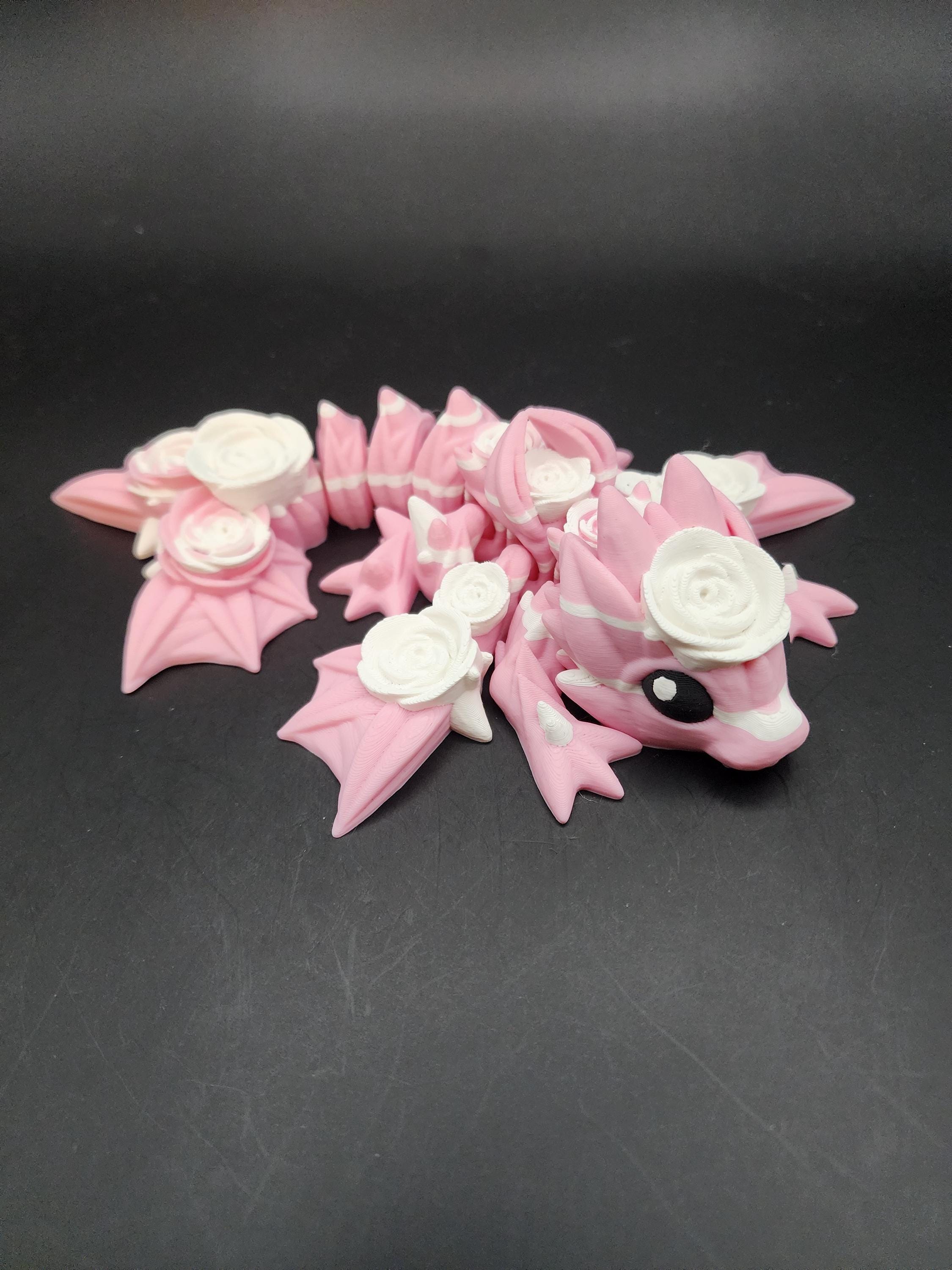 Baby Rose Dragon | Articulated | Fidget | Animals | Cute