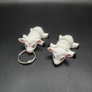 Gliederkette Babylamm |  Fidget | Wildtiere | Niedlich | Flexibel | Sensorische | Ausführliche | Haustier | 3D Gedruckt | Spaß | Kinder | Geschenk | Tiere | Spielzeug