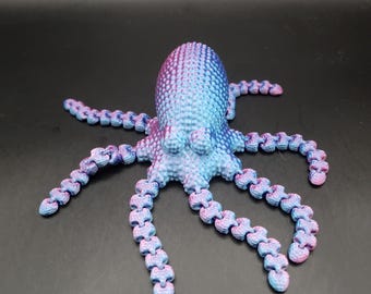 Lifelike Articulated Octopus | 3D printed | Fun | Gift | Kids | Animals | Sea creatures | Desk toy | Fidget | Sensory
