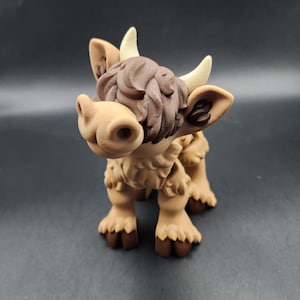 Entzückende Articulierte Highland Kuh | Fidget | Wildtiere | Niedlich | Flexible Sensorik Ausführliche | Haustier | 3D Gedruckt | Spaß | Kinder | Geschenk | Tiere