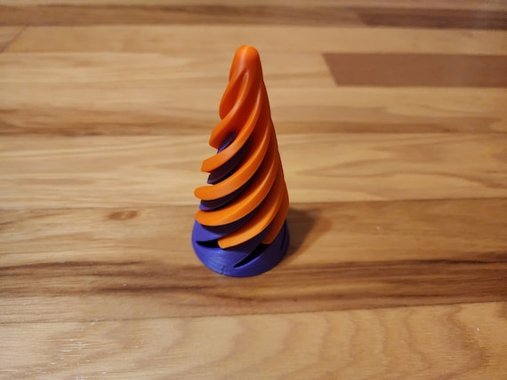 6 stuks Impossible Cone Piramide spiraal speelgoed, spiraal Cone Fidget