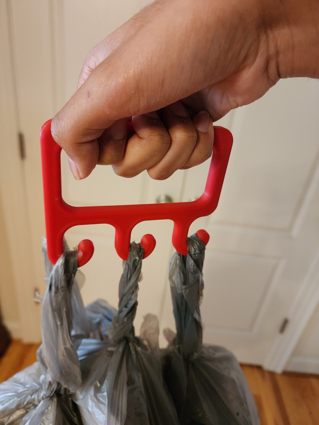 Kunststof naamplaatje wit 12x3cm zelfklevend - Naamborden