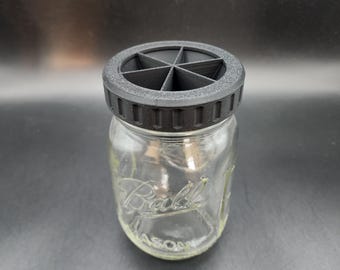 Mason Jar Fruit Fly Trap | Pest | Bug Catcher | 3D Printed | Lid | Container | Bugs | Insects