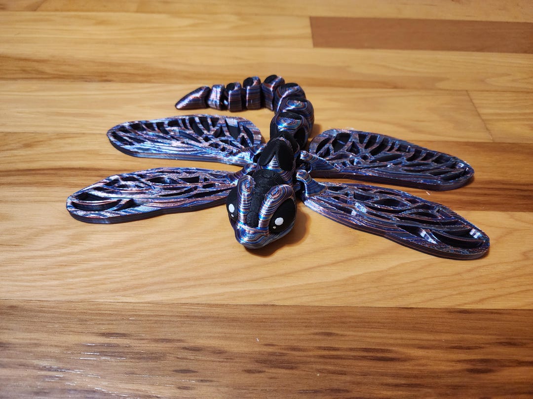 Articulated Dragonfly | Insect | Fidget | Wings | Flexible | Sensory ...