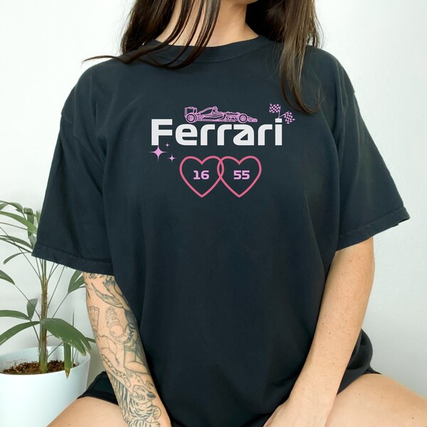 Ferrari | Formula 1  | T-shirt | Formula 1 | Formula One Clothing | F1 | Formula 1 | Gifts