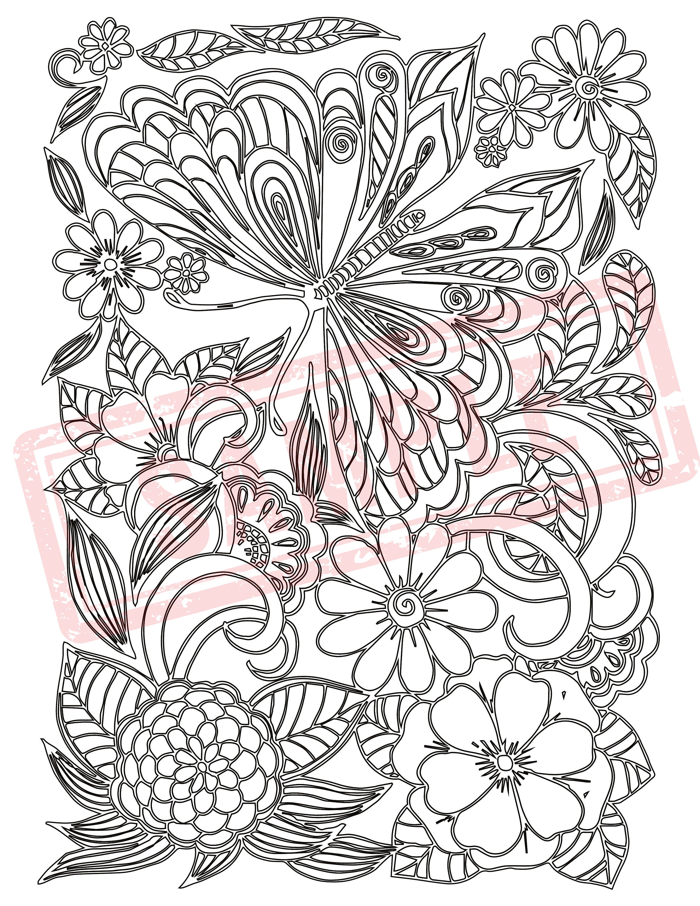 Witch Magic Coloring Pages - 50 Coloring Pages - Instant Download - PDF