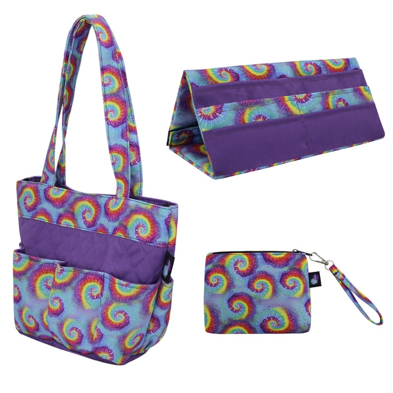 Bingo Accessory Set 8 Dauber Bingo Bag Foldable Pull Tab Holder Wristlet Money Pouch Great Gift