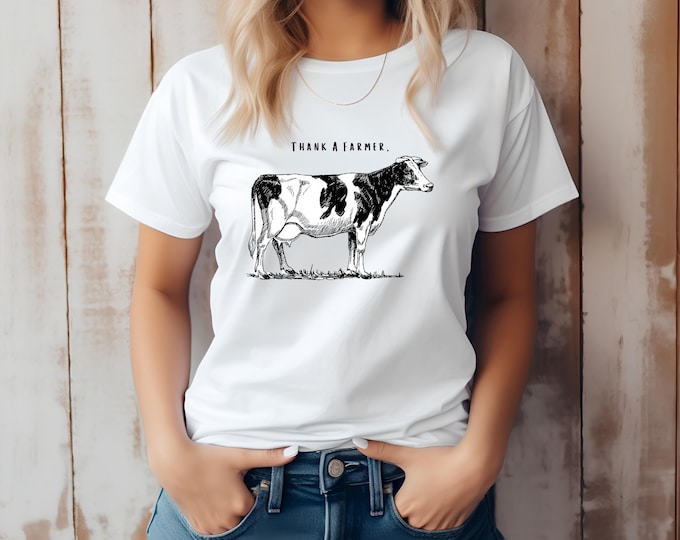 Thank A Farmer. Dairy T-Shirt