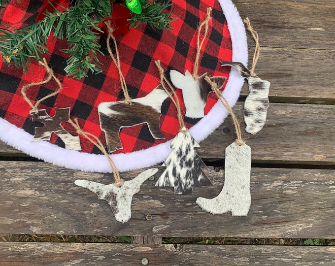 Cowhide Ornament