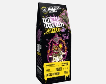 The Funky Truth Coffee - Dark Roast - Cocoa, Toasted Nut, Full Body - 12oz