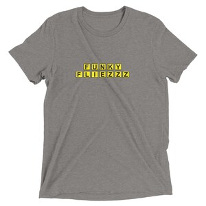 Funky Flies House Short Sleeve Tri-Blend T-shirt