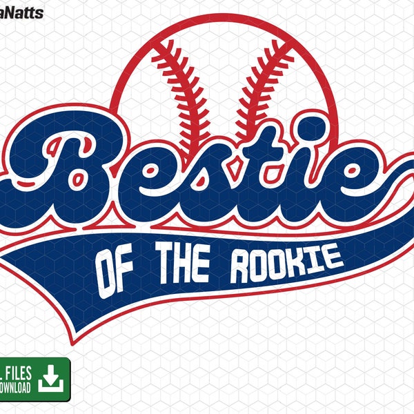Besties des Rookie-Svg-Png, lustiges Hemd-Svg, Baseball-Liebhaber, trendiges Baseball-Svg, Sportleben-Svg, digitaler Download