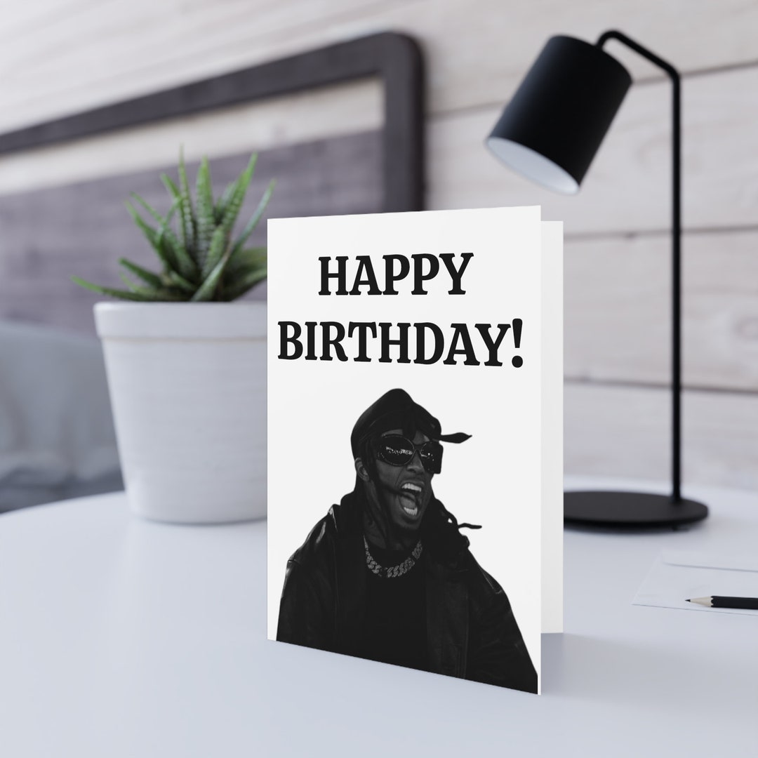 Opium Playboi Carti Gift Birthday Card Playboi Carti Etsy
