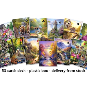 Bridge Lenormand - 350 grammi lucido - formato bridge