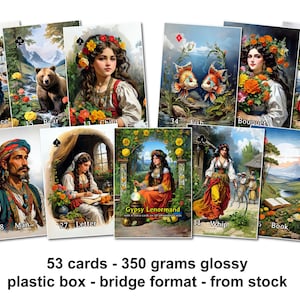 Gypsy Lenormand - 350 Gramm glänzend