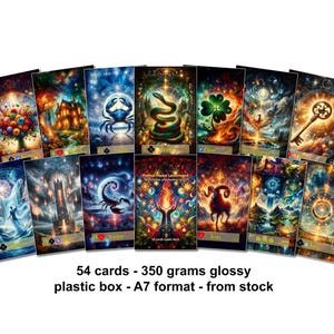 Eternal Flame Lenormand - 350 grams glossy - A7 format