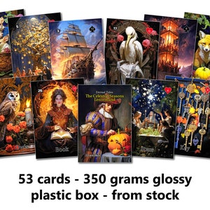 The Celestial Seasons Lenormand, Eternal tides - 350 Gramm glänzend - Überbrückungsformat