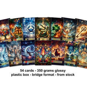 Eternal Flame Lenormand - 350 grams glossy - bridge format