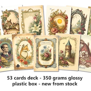 Vintage Lenormand - 350 grams glossy - bridge format