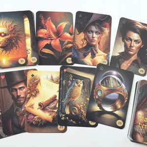 Wunderschönes Lenormand - 350 Gramm glänzend - Überbrückungsformat