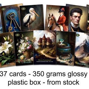 Brown Lenormand - lite - 350 grams glossy - bridge format