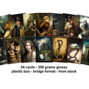 Extended Lenormand - Grey edition - glossy - 350 grams