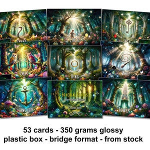 Ethereal Echoes - A Lenormand Journey - vertical - 350 grams glossy