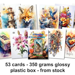 Dripping Lenormand - 350 grams glossy - bridge format