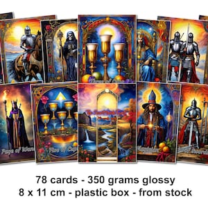 Secret Noble Tarot - 8 x 11 cm - 350 grams glossy
