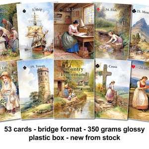Country Lenormand - 350 grams glossy - bridge format