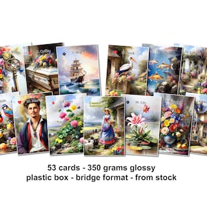 Country Lenormand 2 - 350 grams glossy - bridge format