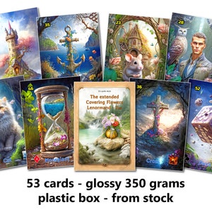 Covering Flowers 2 Lenormand - 350 grams mat - bridge format