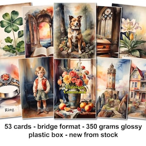 Classique Lenormand - 350 grams glossy - bridge format