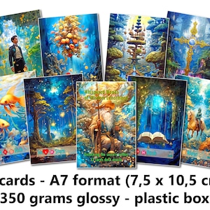 Whispered Woods of Wisdom Lenormand - 350 Gramm glänzend - Format A7