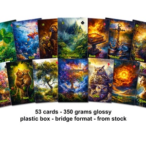 The Dreams Lenormand - 350 Gramm glänzend - Überbrückungsformat