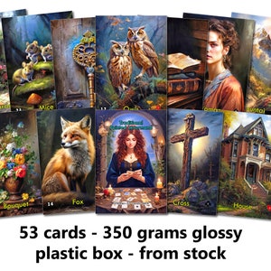 Traditional Painted Lenormand - 350 grams glossy - bridge format