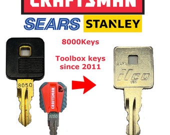 Craftsman Toolbox Key llave 8000 8100 8200 Pre-cut Ilco 1605