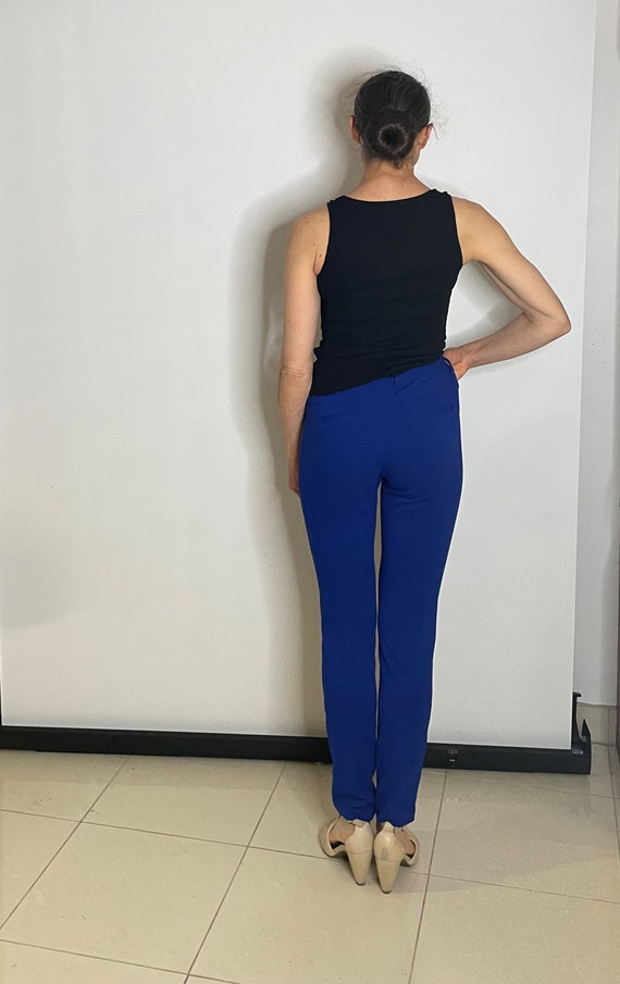 electric blue dress pants Bright Blue Pants