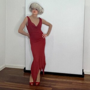 Designer Burgundy Red Sexy Evening Dress Designer Bias Cut Dress Cocktail Formal Dress