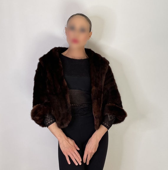 Mink stole coat cheap