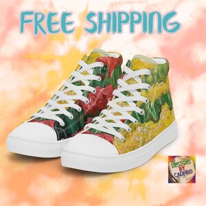Men’s High Top Canvas Shoes | Casual Durable Streetwear Sneakers for Men, Lightweight Breathable Footwear