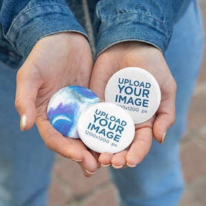 Custom Round Button Pins | Great for Business Custom Pins | Personalized Buttons | Custom Pin badge | Customizable Button Pins