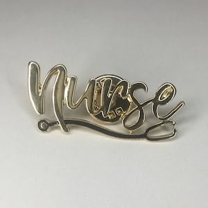 Nurse with Stethoscope Pin Medical jewelry Gift for nursing student nurse