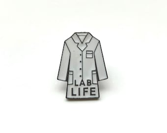 Labor Mantel Pin, Edelstahl Medizinische Anstecknadel, Abschluss Geschenk