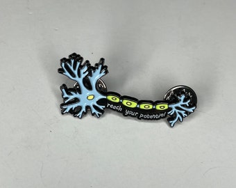 Reach Your Potential Neuron Pin: Medical Student Gift
