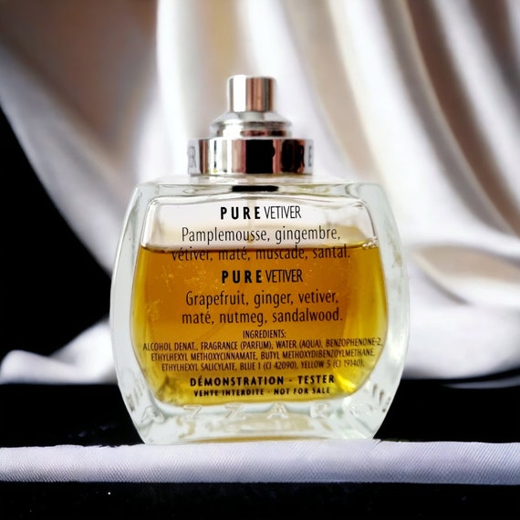 Azzaro Pure Vetiver Eau De Toilette Perfume Bottle, Vintage