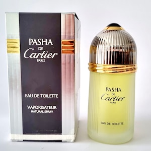 Cartier Pasha de Cartier Eau de Toilette For Men EDT 50ml 1.6 Fl. Oz. Spray Perfume Men Vintage 1992 First Version SUPER RARE